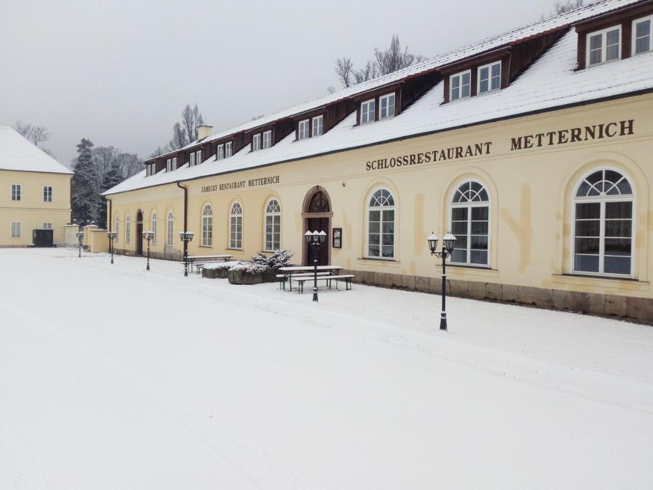 Zamecky Hotel Metternich Velka Hledsebe Экстерьер фото